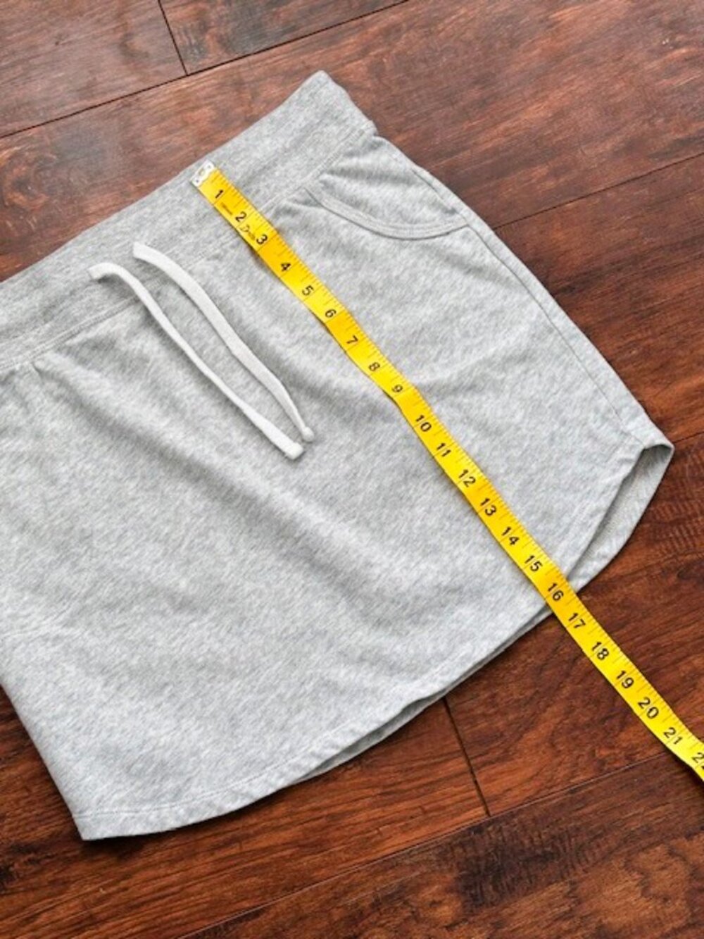 Gap Gray Drawstring Sweatshirt Mini Skirt Size M - Picture 10 of 11